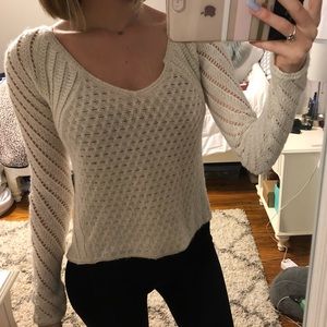 Creme Sparkle Sweater
